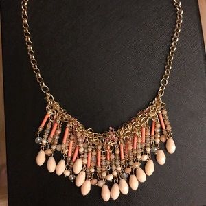 Short, Pink, Dangly Necklace